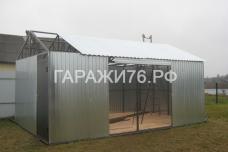 Гаражи из профильных листов Ярославль